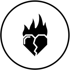 Icon design with a Valentine's theme