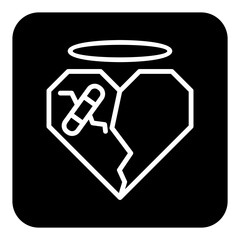 Icon design with a Valentine's theme