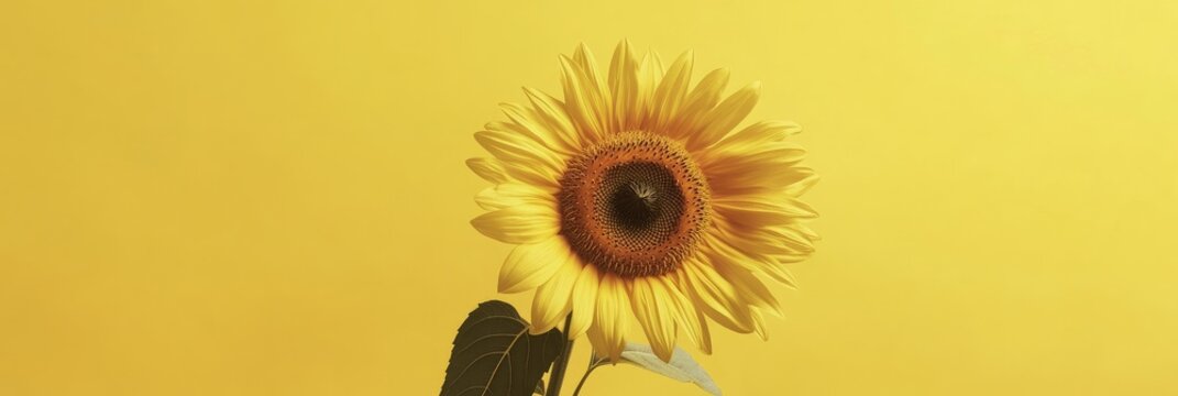 unflower on Yellow