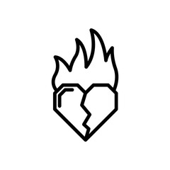 Icon design with a Valentine's theme