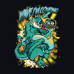 Qualityfull vintage t-shirt design template