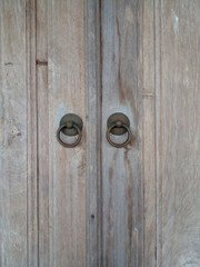 old wooden door with lock