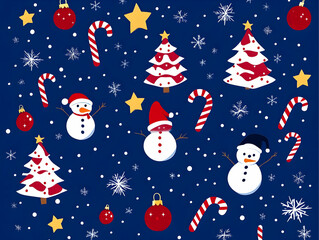 Christmas Illustration Festive Background