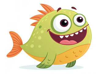 Obraz premium Fish cartoon 