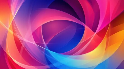 Obraz premium Abstract swirling vibrant colors, background design, website header