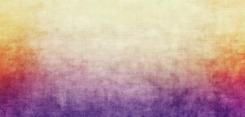 Amber to lavender gradient, softly radiant with a linen overlay