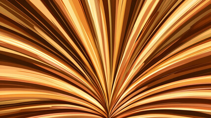 Abstract Brown Burst Illustration