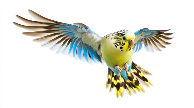 Parakeet in Flight