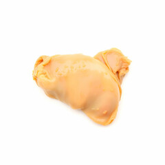 Chicken meat on a white background