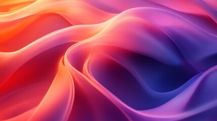 Obraz premium Abstract Colorful Waves Flowing Seamlessly