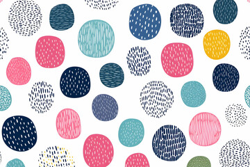 Abstract Illustration: Colorful Dot Pattern