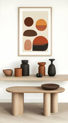 Abstract Shapes Art Print Wall Decor