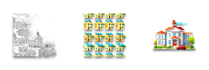 Isolated school themed graphic on transparent background