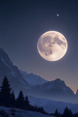 moon and clouds