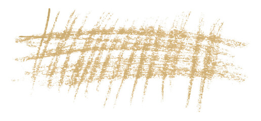 light brown pencil strokes isolated on transparent background