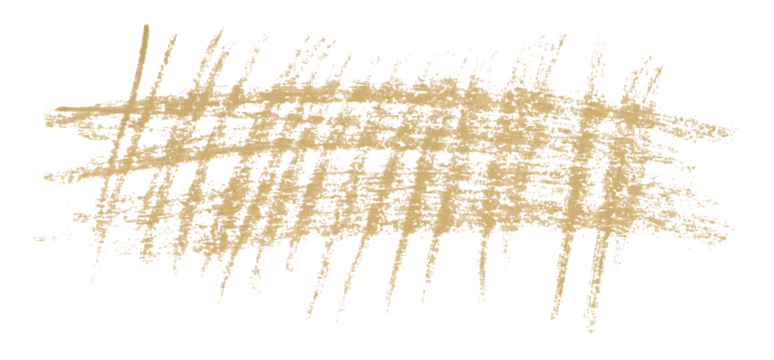 light brown pencil strokes isolated on transparent background