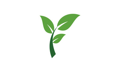 Green leaf logo