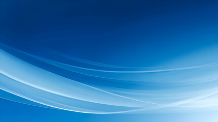 Abstract Blue Wave Background Illustration