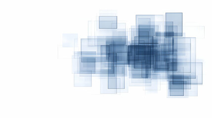 Abstract Background Blue Squares Illustration