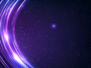 Obraz premium Abstract Purple Galaxy Background Illustration