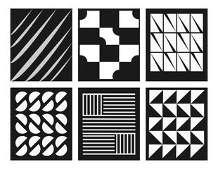 black and white pattern