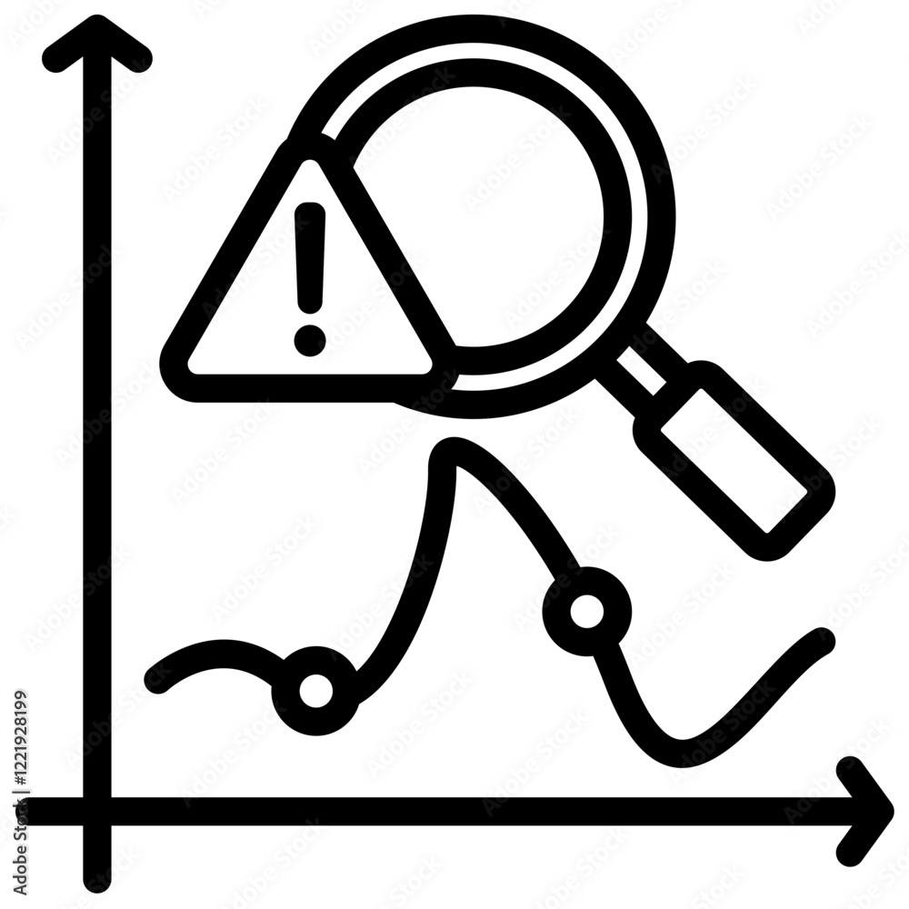 Poster Anomaly Detection Outline Icon