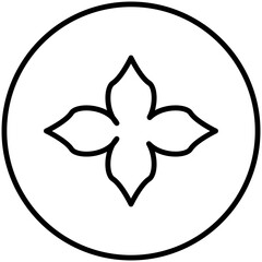 flower icon design