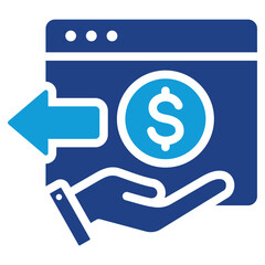 Borrowing Platform Dual Tone Icon