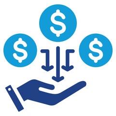 Passive Income Dual Tone Icon