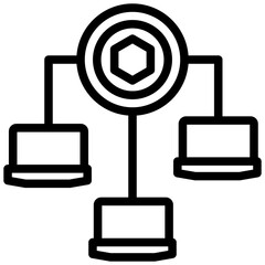 Governance Token Outline Icon