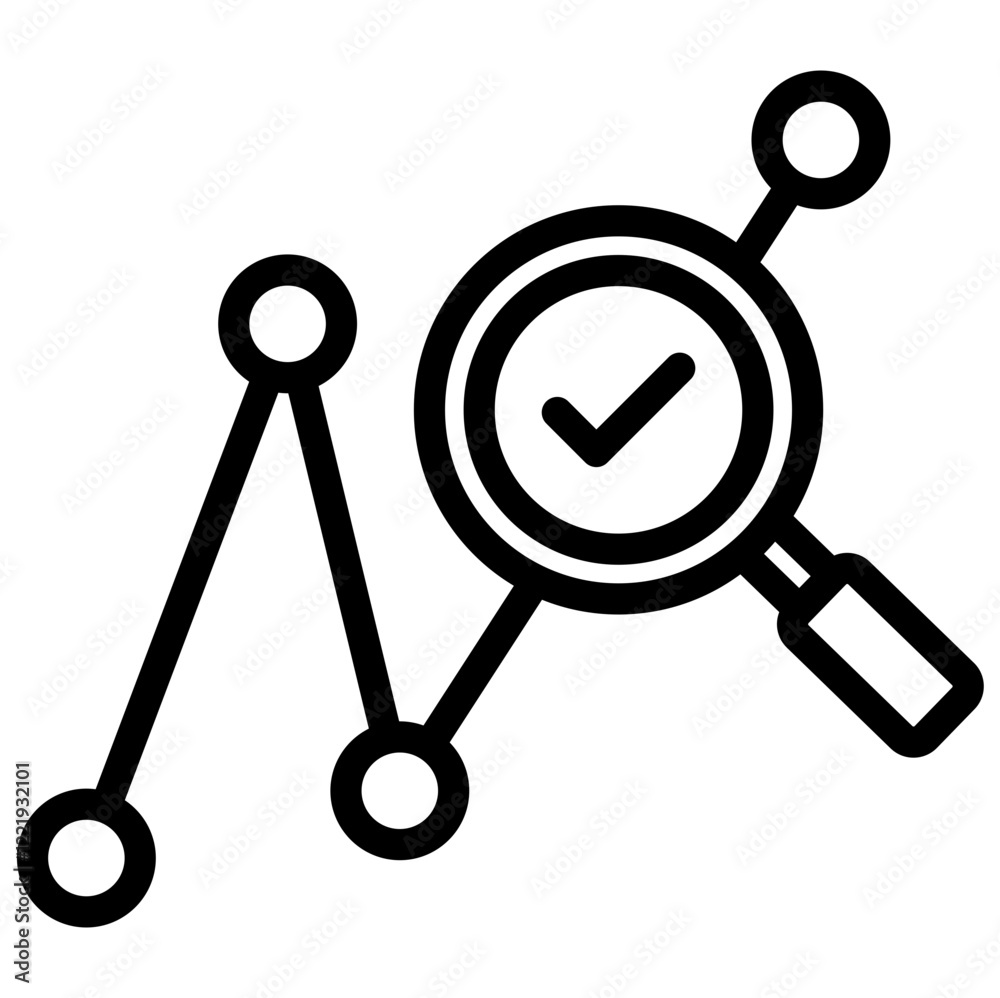 Poster Predictive Analytics Outline Icon