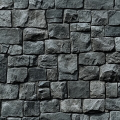 Obraz premium This dark gray stone wall texture rustic design, ideas for backgrounds or as a base in creative projects. AI generative