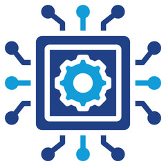 Digital Transformation Dual Tone Icon