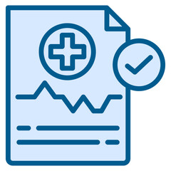 Fototapeta premium Medical Report Icon