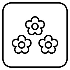 flower icon design