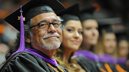 Proud Graduate at Commencement Ceremony