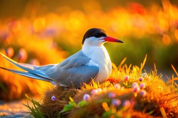 Arctic Tern Nesting: Rule of Thirds Wildlife Photography