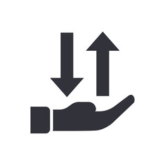 Data sharing solid icons, minimalist vector illustration ,simple transparent graphic element .Isolated on white background