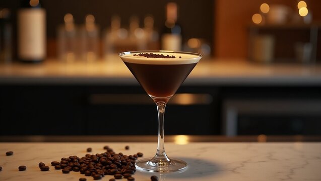 Crafting a delicious espresso martini recipe home bar drink photography cozy kitchen close-up mixology tips