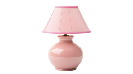 Pink bubbles on transparent background