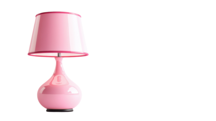 Pink bubbles on transparent background