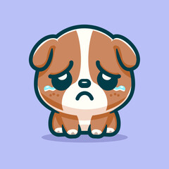 Cute Bulldog Cartoon Vector Art, Illustration and Graphic