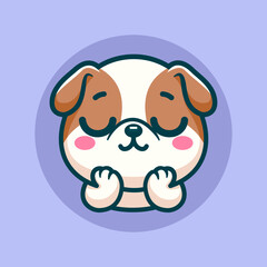 Cute Bulldog Cartoon Vector Art, Illustration and Graphic