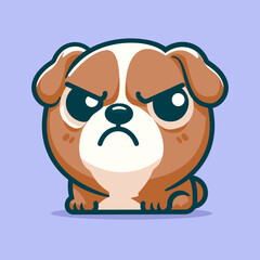 Cute Bulldog Cartoon Vector Art, Illustration and Graphic