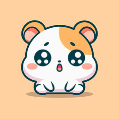 Hamster Cartoon Vector Art, Illustration and Graphic