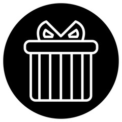 icon design with gift box theme
