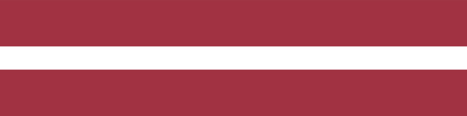 Latvia flag long banner digital vector illustration