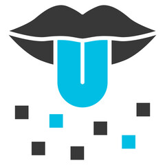 Taste Glyph Blue Grey Icon