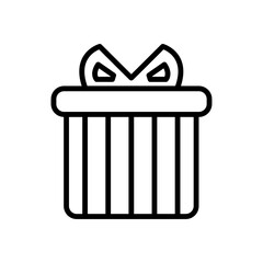 icon design with gift box theme