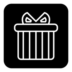 icon design with gift box theme